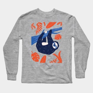 Happy Sloth Long Sleeve T-Shirt